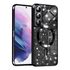 Husa pentru Samsung Galaxy S21 cu MagSafe Sparkle Glare Detachable Layer, cu protectie lentile - negru