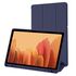 Husa pentru Samsung Galaxy Tab A7 10.4 inch Soft Shell cu functie wake-up/sleep si compartiment pentru stylus, tip stand - gri