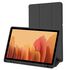 Husa pentru Samsung Galaxy Tab A7 10.4 inch Soft Shell cu functie wake-up/sleep si compartiment pentru stylus, tip stand - gri