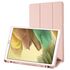 Husa pentru Samsung Galaxy Tab A7 Lite 8.7 inch Soft Shell cu functie wake-up/sleep si compartiment pentru stylus, tip stand - verde