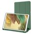Husa pentru Samsung Galaxy Tab A7 Lite 8.7 inch Soft Shell cu functie wake-up/sleep si compartiment pentru stylus, tip stand - verde