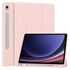 Husa pentru Samsung Galaxy Tab S9 / S9 FE / S10 FE usoara si subtire cu functie wake-up/sleep si compartiment pentru stylus, tip stand - verde deschis