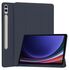 Husa pentru Samsung Galaxy Tab S9 Plus / S9 FE Plus, Tab S10 Plus usoara si subtire cu functie wake-up/sleep si compartiment pentru stylus, tip stand - verde deschis