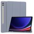 Husa pentru Samsung Galaxy Tab S9 Plus / S9 FE Plus, Tab S10 Plus usoara si subtire cu functie wake-up/sleep si compartiment pentru stylus, tip stand - verde deschis