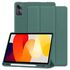 Husa pentru Xiaomi Redmi Pad SE 11 inch Soft Shell cu functie wake-up/sleep si compartiment pentru stylus, tip stand - alb