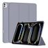 Husa pentru iPad Pro 13" (2024) Soft Shell cu functie wake-up/sleep si compartiment pentru stylus, tip stand - albastru