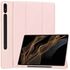 Husa pentru iSamsung Galaxy Tab S8 Ultra usoara si subtire cu functie wake-up/sleep si compartiment pentru stylus, tip stand - mov