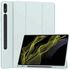 Husa pentru iSamsung Galaxy Tab S8 Ultra usoara si subtire cu functie wake-up/sleep si compartiment pentru stylus, tip stand - mov