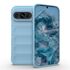 Husa pentru  Google Pixel 9 Pro Liquid Silicone, Microfibre Lining, Non-Slip Airbag Design, albastru