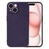 Husa pentru  iPhone 15 Plus CarbonFiber UltraSlim, Lightweight, mov