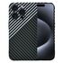 Husa pentru  iPhone 15 Pro Max CarbonFiber UltraSlim, Lightweight, rosu / negru