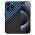 Husa pentru  iPhone 15 Pro Max CarbonFiber UltraSlim, Lightweight, rosu / negru