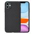 Husa pentru  iPhone 11 CarbonFiber UltraSlim, Lightweight, negru