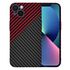 Husa pentru  iPhone 13 CarbonFiber UltraSlim, Lightweight, albastru / negru