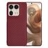 Husa pentru  Motorola Edge 50 Ultra CarbonFiber UltraSlim, Lightweight, bordeaux