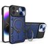 Husa pentru  iPhone 16 cu protecție pentru cameră și suport magnetic integrat Ring Shockproof, albastru