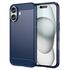 Husa pentru iPhone 16 Plus Carbon Liquid Silicone, negru