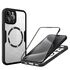 Pachet 360: Husa cu folie integrata pentru  iPhone 16 Pro Max cu MagSafe Cover360 fata / spate - mov
