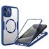 Pachet 360: Husa cu folie integrata pentru  iPhone 16 Pro cu MagSafe Cover360 fata / spate - roz