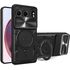 Husa pentru  OnePlus Nord 4 cu protecție pentru cameră și suport magnetic integrat Ring Shockproof, rosu