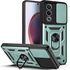 Husa pentru  Oppo A80 Ring Armor Kickstand Tough Rugged Cover cu protectie camera, negru