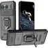 Husa pentru  OnePlus Nord 4 Ring Armor Kickstand Tough Rugged Cover cu protectie camera, albastru