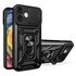 Husa pentru  iPhone 16 Plus Ring Armor Kickstand Tough Rugged Cover cu protectie camera, roz
