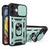 Husa pentru  iPhone 16 Plus Ring Armor Kickstand Tough Rugged Cover cu protectie camera, roz