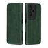 Husa tip carte pentru Oppo A79 5G Smart Wallet fata - spate protectie 360 - verde