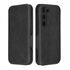Husa tip carte pentru Samsung Galaxy S23 Smart Wallet fata - spate protectie 360 - negru