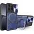 Husa pentru  Motorola Edge 50 cu protecție pentru cameră și suport magnetic integrat Ring Shockproof, negru