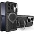 Husa pentru  Motorola Edge 50 cu protecție pentru cameră și suport magnetic integrat Ring Shockproof, negru