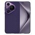 Husa pentru  Huawei Pura 70 Pro CarbonFiber UltraSlim, Lightweight, negru