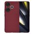 Husa pentru  Poco F6 CarbonFiber UltraSlim, Lightweight, mov