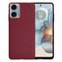 Husa pentru Motorola Moto G04 / G24 / G24 Power CarbonFiber UltraSlim, Lightweight, albastru