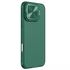 Husă Premium pentru  iPhone 16 Pro cu slider pentru protectia lentilelor anti-amprente - verde inchis