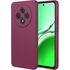 Husa pentru  Oppo Reno 12F, 12FS Liquid Silicone, subțire, captusita cu microfibra, anti amprentă, protectie cameră foto, verde deschis