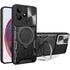 Husa pentru  Realme C61, Realme C63 cu protecție pentru cameră și suport magnetic integrat Ring Shockproof, rose gold