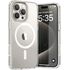 Huse pentru  iPhone 16 Pro Max cu MagSafe Crystal Clear Back Series - albastru