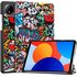 Husa pentru  Xiaomi Redmi Pad SE 8.7 tip stand functie sleep/wake-up, multicolor