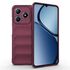 Husa pentru  Realme C61, Realme C63 Liquid Silicone, Microfibre Lining, Non-Slip Airbag Design, bordeaux