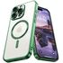 Husa pentru iPhone 16 Pro Max cu MagSafe si protectie pentru lentile anti-shock 1.5 mm transparent - verde inchis