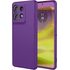 Husa pentru  Motorola Edge 50 Liquid Silicone, subțire, captusita cu microfibra, anti amprentă, protectie cameră foto, fucsia