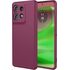 Husa pentru  Motorola Edge 50 Liquid Silicone, subțire, captusita cu microfibra, anti amprentă, protectie cameră foto, fucsia
