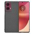 Husa pentru  Motorola Edge 50 Fusion CarbonFiber UltraSlim, Lightweight, rosu