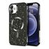 Husa pentru  iPhone 16 Plus cu MagSafe Sparkle Glare Detachable Layer, cu protectie lentile - rosu