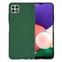 Husa pentru  Samsung Galaxy A22 5G CarbonFiber UltraSlim, Lightweight, rosu negru