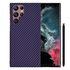Husa pentru  Samsung Galaxy S22 Ultra 5G CarbonFiber UltraSlim, Lightweight, mov