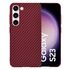 Husa pentru  Samsung Galaxy S23 CarbonFiber UltraSlim, Lightweight, rosu