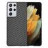 Husa pentru Samsung Galaxy S21 Ultra CarbonFiber UltraSlim, Lightweight, albastru